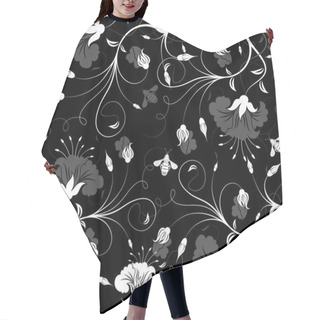 Personality  Abstract Floral Pattern, Vector Hair Cutting Cape