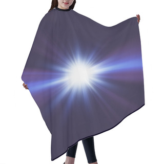 Personality  Elegant Design With A Light Burst Hair Cutting Cape