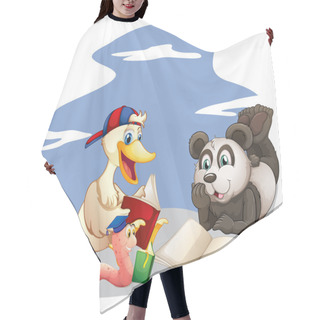 Personality  Animals Reading Books Hair Cutting Cape