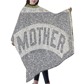 Personality  Mother Headstone Hair Cutting Cape