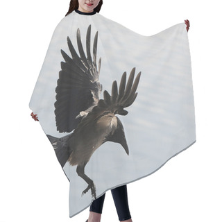 Personality  Flying Crow Hair Cutting Cape