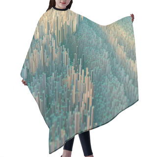 Personality  Multiple Elements Surface Hair Cutting Cape