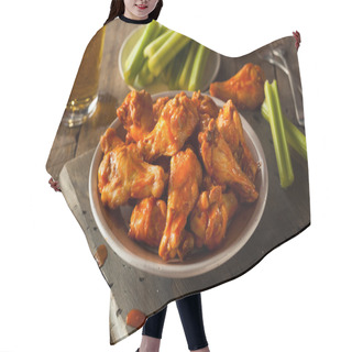Personality  Spicy Homemade Buffalo Wings Hair Cutting Cape
