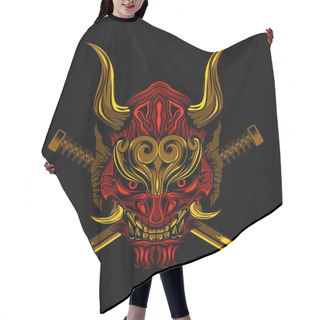 Personality   Devil Evil Ronin Samurai Hair Cutting Cape