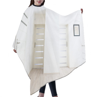 Personality  Hall With White Doors Hair Cutting Cape