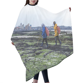 Personality  Fishing Village Hair Cutting Cape