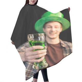 Personality  Man Celebrating St.Patrick's Day Hair Cutting Cape