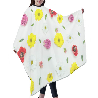 Personality  Beautiful Blooming Flowers Hair Cutting Cape