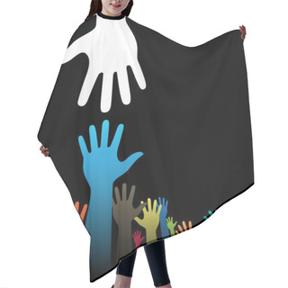 Personality  Helping Hands Hair Cutting Cape