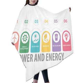 Personality  POWER AND ENERGY CONCEPT Hair Cutting Cape