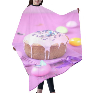 Personality  Kulich - Russian Easter Cake And Colored Easter Eggs Hair Cutting Cape