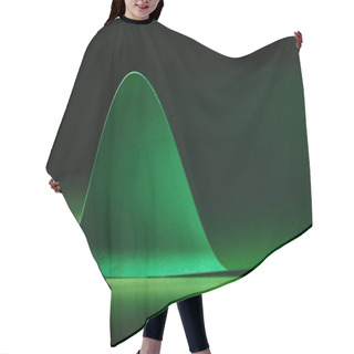 Personality  Green Warping Paper For Decoration On Black  Hair Cutting Cape