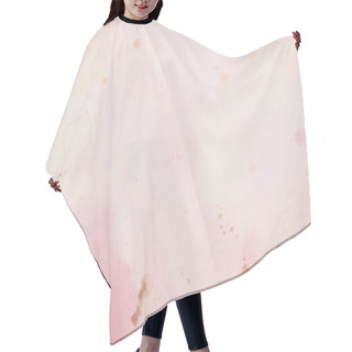 Personality  Light Pink And Purple Watercolor Background Hair Cutting Cape