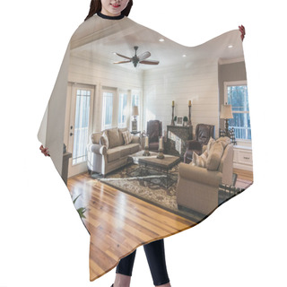 Personality  A New Addition Of An Updated Living Room And Den With Pine Hardwood Floors Hair Cutting Cape