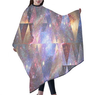 Personality  Nebula Space And Sacred Geometry. Elements Of This Image Furnished By NASA. Hair Cutting Cape