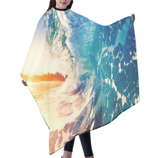 Personality  Oceaen Wave At Sunrise Hair Cutting Cape