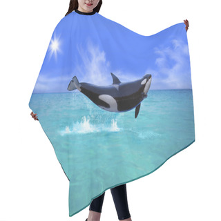 Personality  Killer Whale Hair Cutting Cape