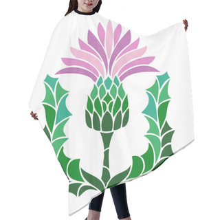 Personality  Thistle Flower Symbol Hair Cutting Cape