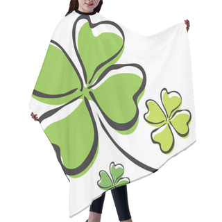 Personality  Lucky Clovers Hair Cutting Cape