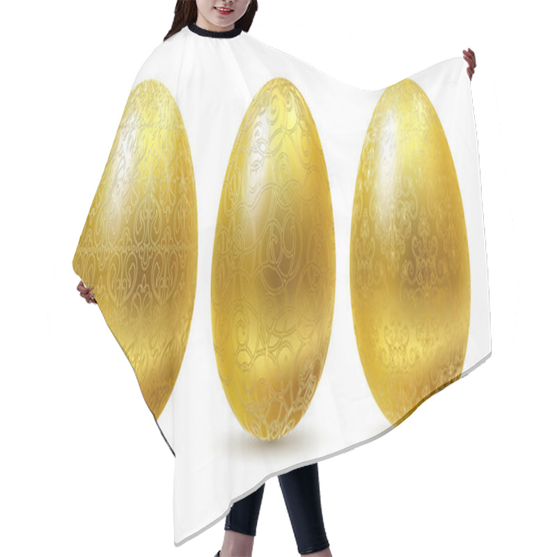 Personality  Golden Eggs. Hair Cutting Cape