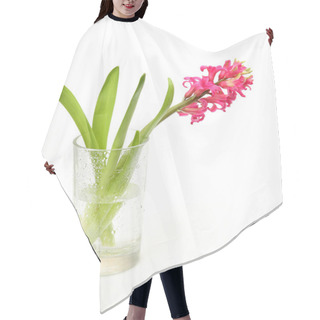 Personality  Pink Flower Hair Cutting Cape