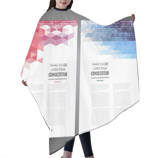 Personality  Web And Mobile Interface Template Hair Cutting Cape