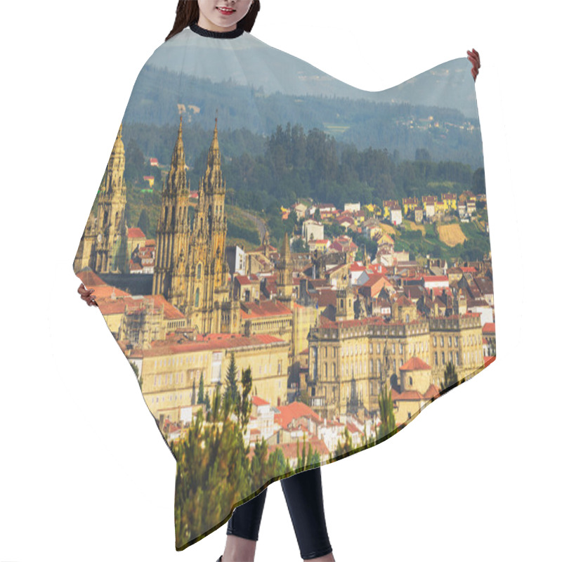 Personality  Cathedral of Santiago de Compostela, Spain hair cutting cape