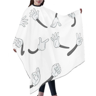 Personality  Various Hands Hair Cutting Cape