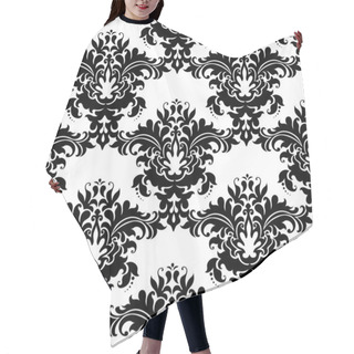 Personality  Heavy Ornate Seamless Arabesque Pattern Hair Cutting Cape