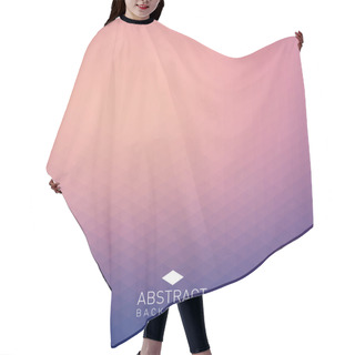 Personality  Abstract Triangle Background Hair Cutting Cape