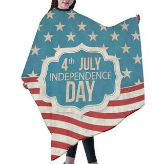 Personality  Poster For USA Independence Day Celebration Hair Cutting Cape