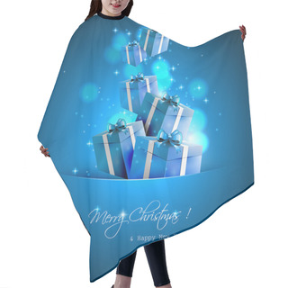 Personality  Christmas Gifts - Vector Background Hair Cutting Cape