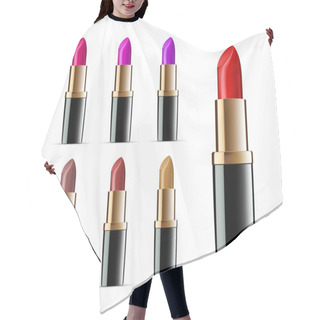 Personality  Set Of Lipsticks Hair Cutting Cape