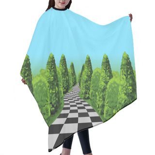 Personality  A Long And Tangled Road  Hair Cutting Cape