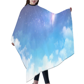 Personality  Cloudscape Fantasy Hair Cutting Cape