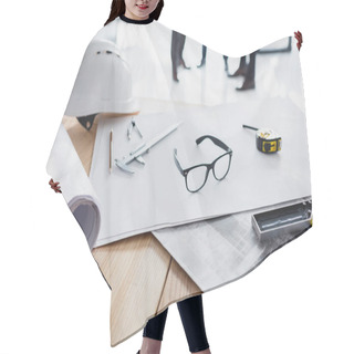 Personality  Architecture Supplies On Workplace Hair Cutting Cape