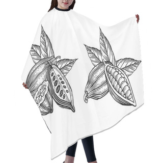 Personality  Cocoa Beans Hair Cutting Cape