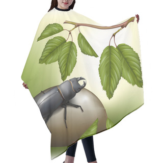 Personality  Beetle In Nature Environment Hair Cutting Cape