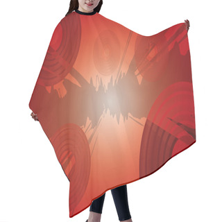 Personality  Musical Background Hair Cutting Cape