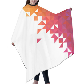 Personality  Background Of Geometric Shapes Hair Cutting Cape