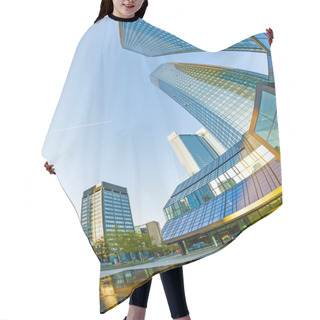 Personality  Perspective Of Skyscrapers In Frankfurt Hair Cutting Cape