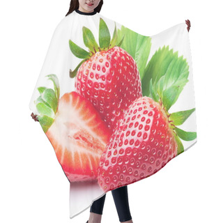 Personality  Strawberries With Leaves. Hair Cutting Cape