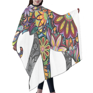 Personality  The Cheerful Elephant Hair Cutting Cape