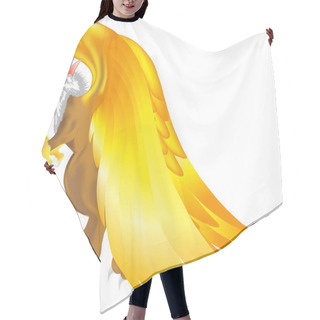 Personality  Vector Image Of The Supreme Sea God Hair Cutting Cape