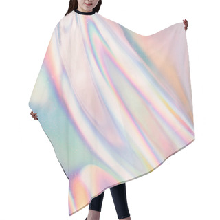 Personality  Trendy Holographic Abstract Soft Iridescent Backdrop  Hair Cutting Cape