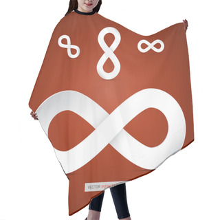 Personality  Vector Paper Infinity Symbol Hair Cutting Cape