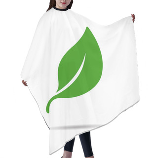Personality  Vector Leaf Icon. Eps10 Hair Cutting Cape