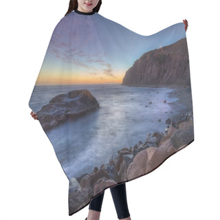 Personality  Tall Cliffs Of Dana Point After Sunset Hair Cutting Cape