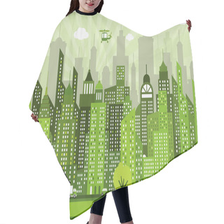 Personality  Green City Hair Cutting Cape