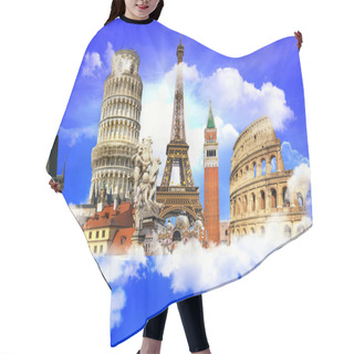Personality  Travel In Europe Hair Cutting Cape